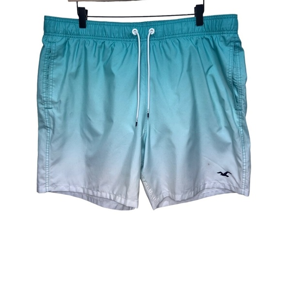 Hollister Green Ombre Swim shorts size XXL - Picture 1 of 8